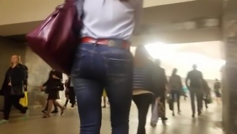 Young Woman'S Ass In Action