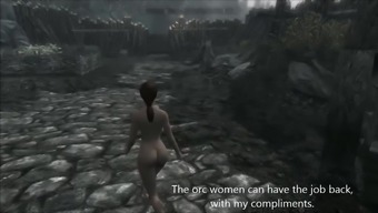Elisif Nude And Helpless In Skyrim Pt3