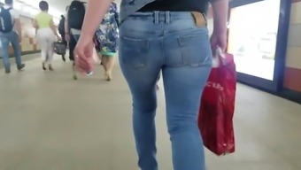Russian Milf With Nice Ass On The Street