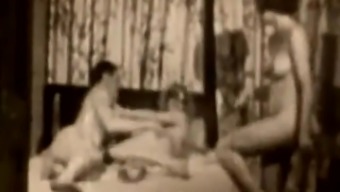 Mom Helps Daughter Fuck Boyfriend (1950s Vintage)