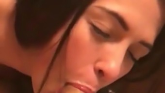 Tiny Teen Girl Giving Blowjob And Deepthroating Cock