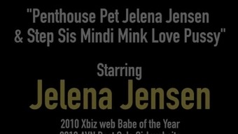 Penthouse Pet Jelena Jensen & Step Sis Mindi Mink Love Pussy