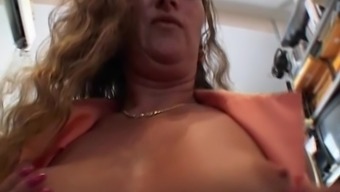 Pierced Pussy Mom Fucking At Work