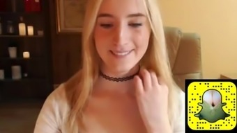 Blonde Teen Live Show Snapchat: Susanporn949