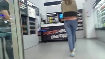 Ass Walking In The Mall