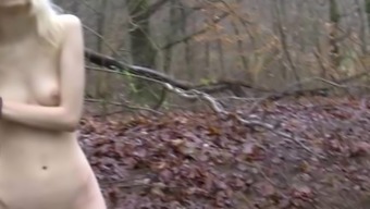 Young Danish Teen In Forest