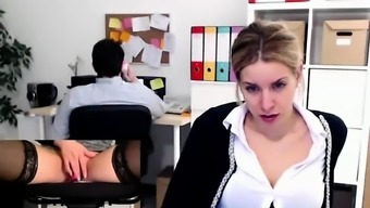 Amateur Masturbation Gushing Orgasm In Public Office