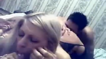 Sexy Blonde Fucked By Two Horny Men