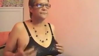 Ugly Granny Strips Naked In Front Of The Webcam
