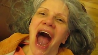 Grey Haired Granny Blowjob 