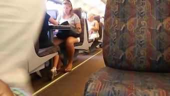 Light On Sexy Milf On Train Re-Edited