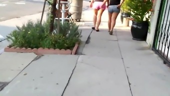 Latinas Nice Legs Candid Street Compilation