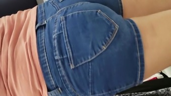 Sexy Woman, Jean Shorts