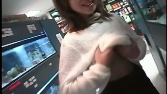 Naughty Gal Riho Mishima Gets Picked Up And Sucks Dick In Public Place