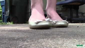 Sexy Brunette Feet.., Shoes..