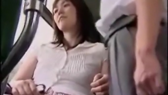 A Sex Prostitute Handjob Masturbation In Bus