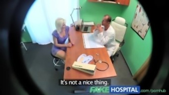 Fakehospital Sexy Horny Blonde Milf Wants Doctors Cum Inside Her