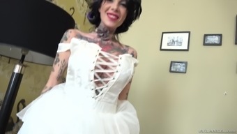 Tattooed Megan Inky Likes To Fuck With Two Horny Guys At Once