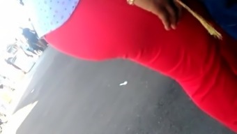 Phat Booty Red Pocketless Tight Pants