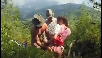 German Teen Brutal Banged At The Mountains