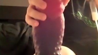 Dragon Dildo Big Purple Cum