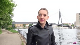 German Scout - Skinny Teen Anita Anal At Pickup Casting