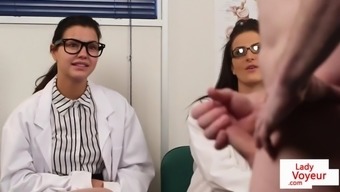 Cfnm Voyeur Doctors Giving Joi At The Office