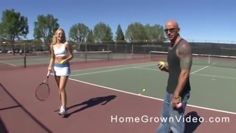 Sporty Blonde Milf Pounded Hardcore After A Tennis Match