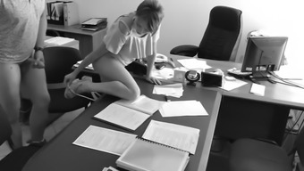 Cam Caught Co-Workers Fucking In The Office Satisying Themselves