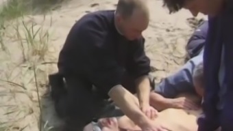 Outdoor Group Sex On The Beach