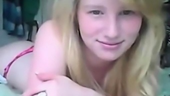 Blonde On Webcam
