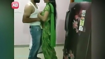 Desi Couple Having Standing Fuck