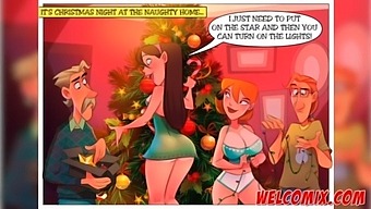 Christmas At The Naughty Home! A Christmas Orgy!