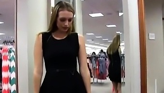 Young Beauty Filmed By Girlfriend In Changing Room