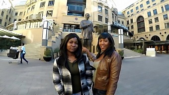 Ebony Black Lesbians Pick Up Sweet Fruits And Make Love