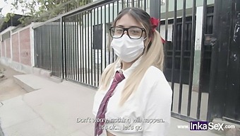 Shy Schoolgirl Fucks For Some Money