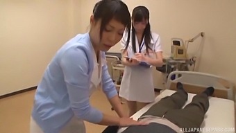 Smoking Hot Asian Nurse Gets Her Tight Cunt Banged From Behind
