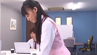 Cum On Ass Ending After Wild Office Fucking With Aino Kishi