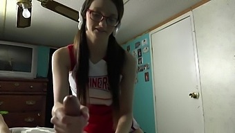 Slutty Baby Stepsister Late For Cheerleading Practice