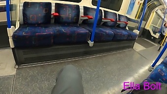 Risky Blowjob On A Train. Caught By Stranger – Cum On Face 4k