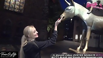 German Skinny Blonde Teen At Public Fuck