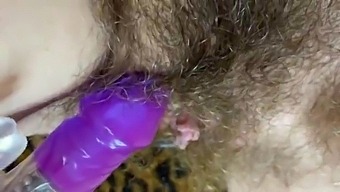 Bunny Vibrator Test Masturbation Pov Closeup Erected Big Clit Wet Orgasm Hairy Pussy