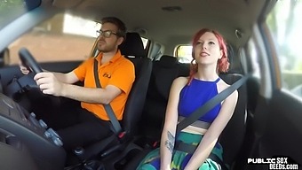 British Ginger Rides A Driving Instructor In Public