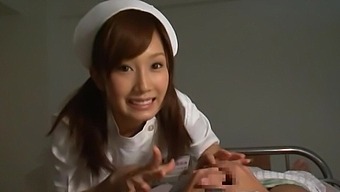 Horny Nurse Minami Kojima Takes A Dick In Her Tight Hairy Pussy
