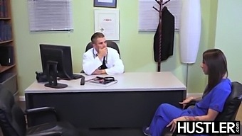 Tempting Nurse Stassi Sinclaire Pounded In Doctors Office