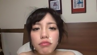 Messy Facial Ending After Wild Gangbang With Adorable Tomoka Hayama