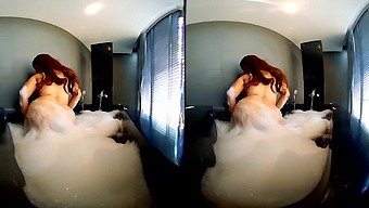 Fat Girl With Huge Natural Tits In The Jacuzzi - Vrpussyvision