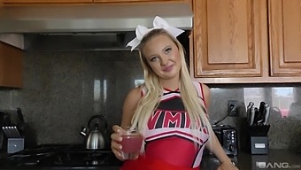 Blonde Cheerleader Paisley Porter Craves For A Delicious Cock