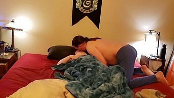 Bbw Warm Under The Covers Gets Heated Up By Expert Clit Licking, Socks Come Off!