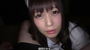 Closeup Video Of Japanese Nurse Konno Hikaru Giving A Sloppy Blowjob